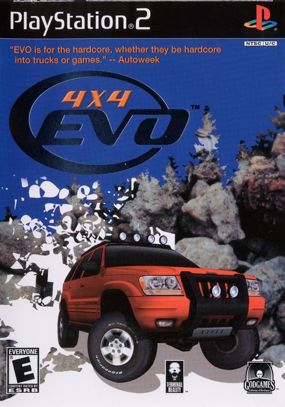 4x4 Evo box art for Playstation 2
